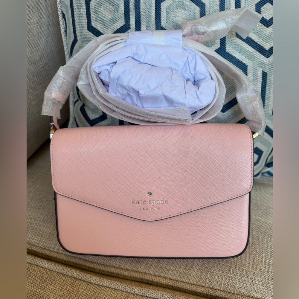 Kate spade envelope crossbody NWT pink